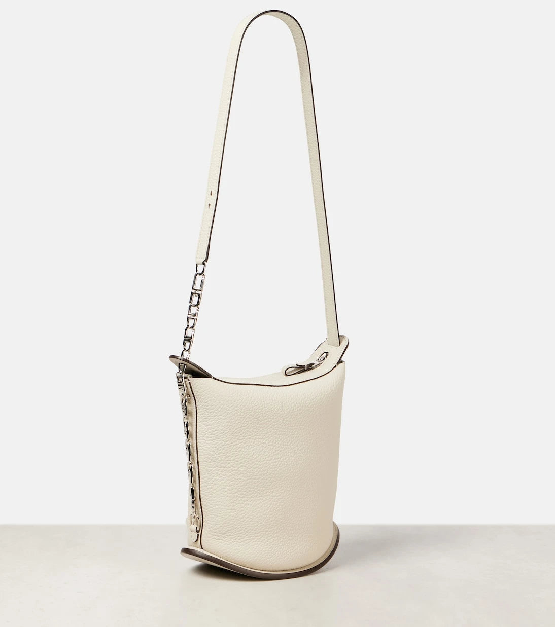 دلفو - حقيبة كتف جلدية Pin Twist Small
