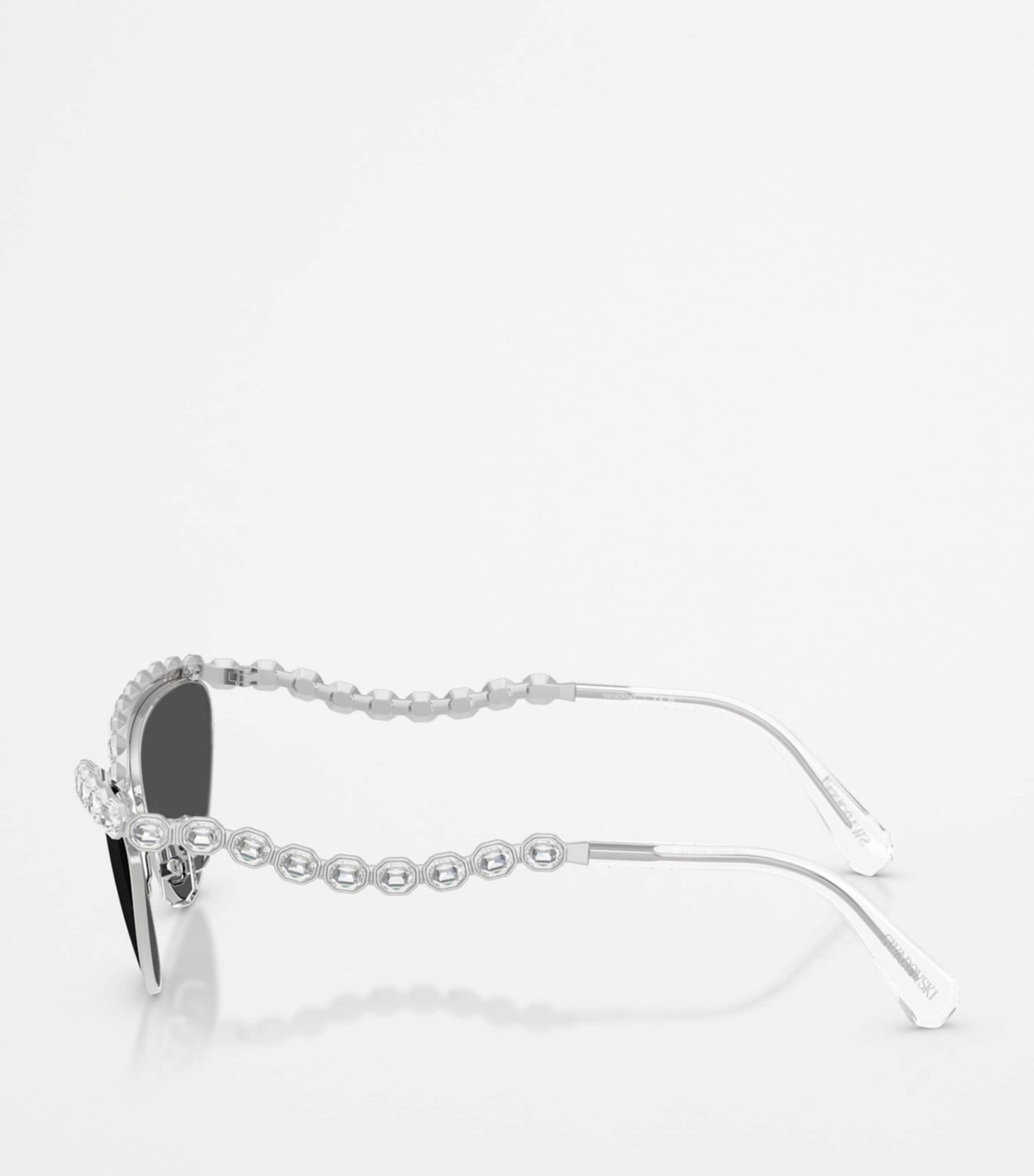 Swarovski Silver Metal Cat Eye 0SK7030 Sunglasses