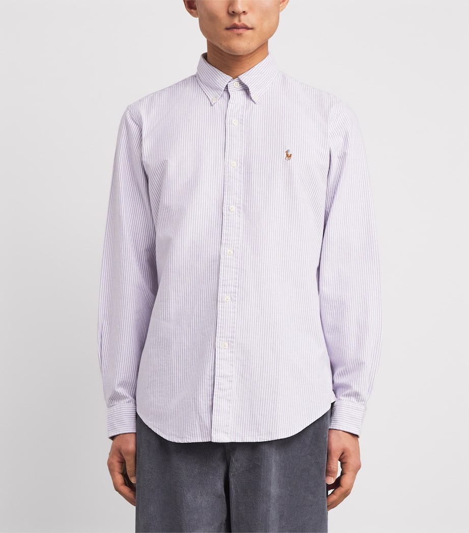 Cotton Striped Oxford Shirt