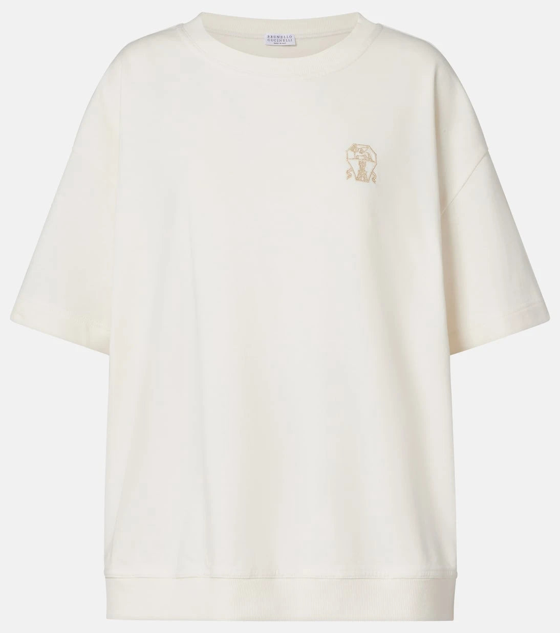 Brunello Cucinelli - Logo cotton T-shirt