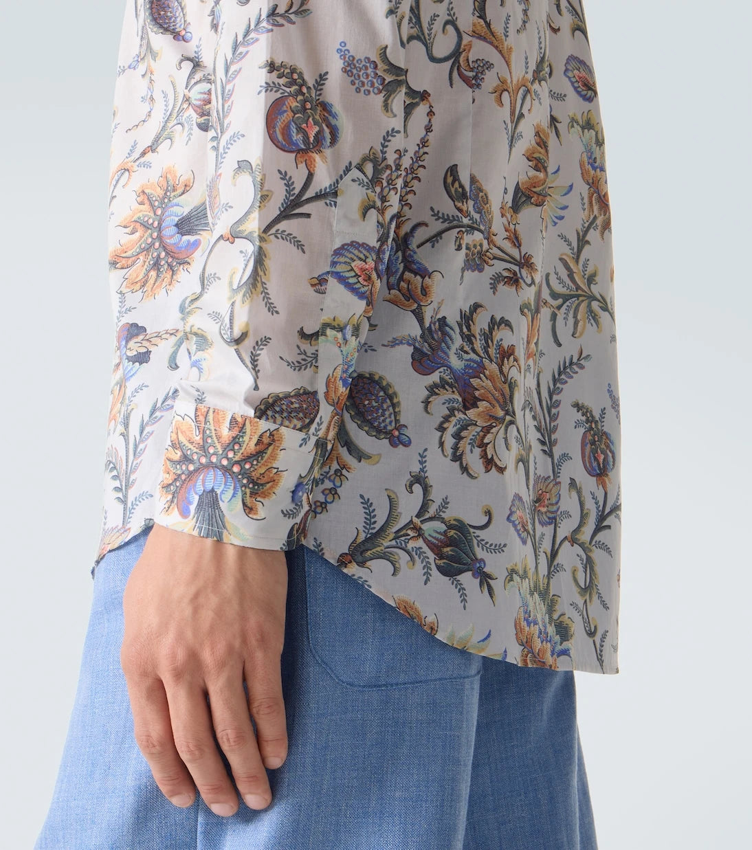 Etro - Floral cotton shirt