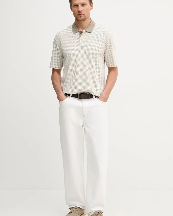 Armani Exchange Erkek Pamuk Elastan Polo Tişört