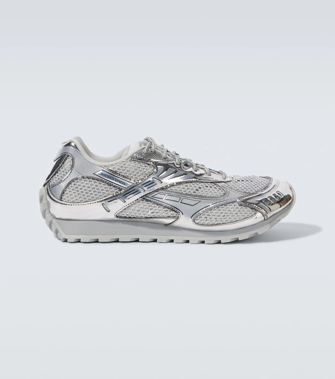 Bottega Veneta - Orbit metallic-effect sneakers
