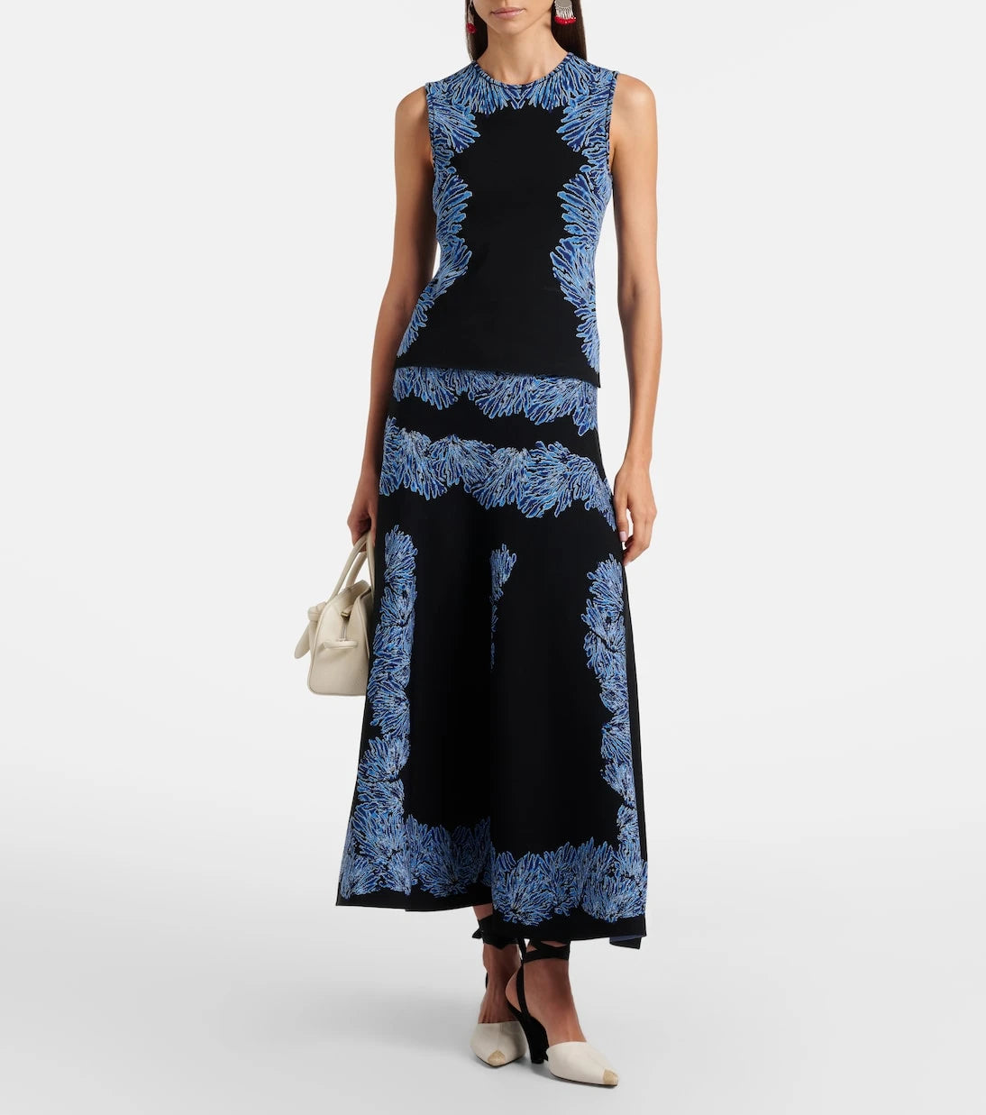 Ulla Johnson - Alessia knitted jacquard midi skirt