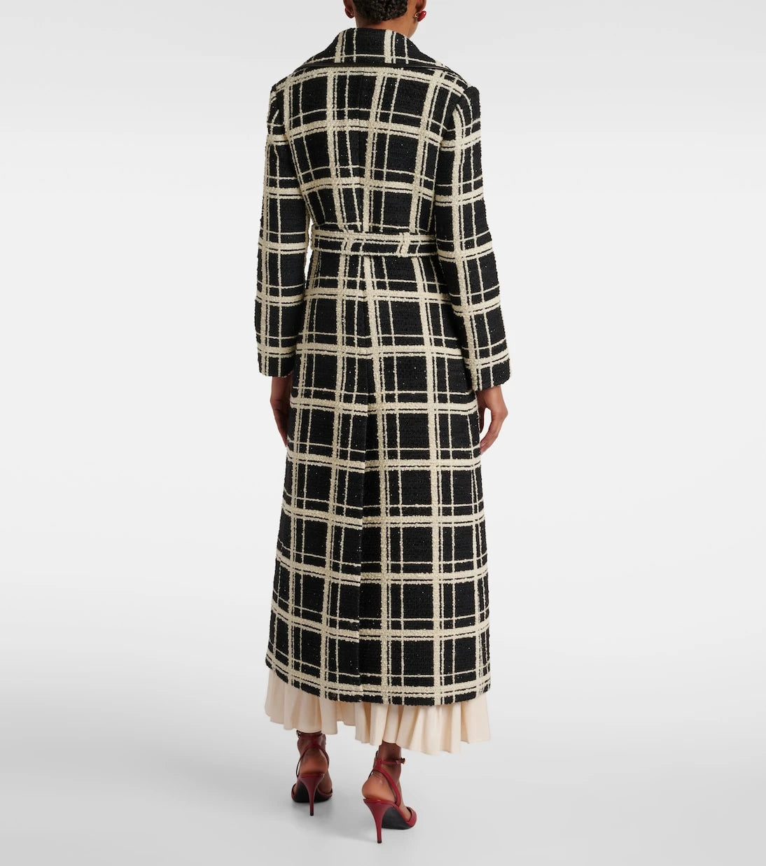 Valentino - Mossi wool-blend tweed coat