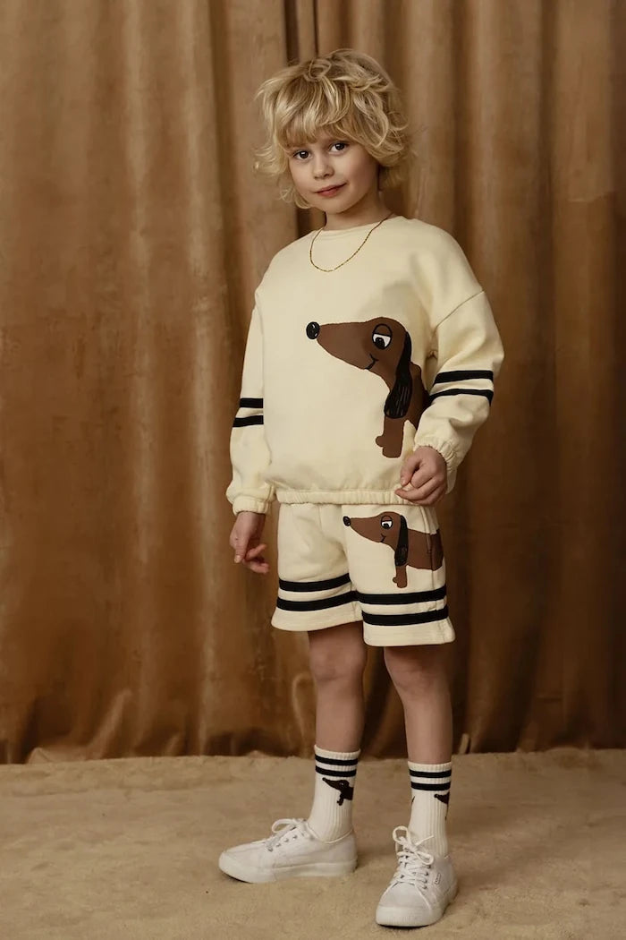Mini Rodini Dog Çocuk Pamuklu Sweatshirt