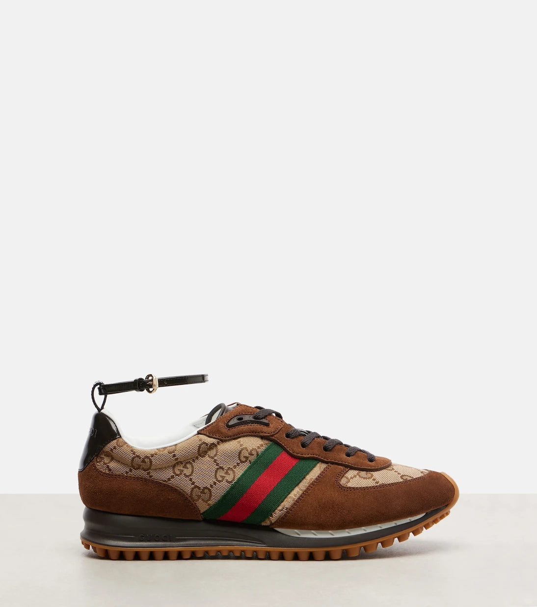 Gucci - Re-Motion suede-trimmed sneakers