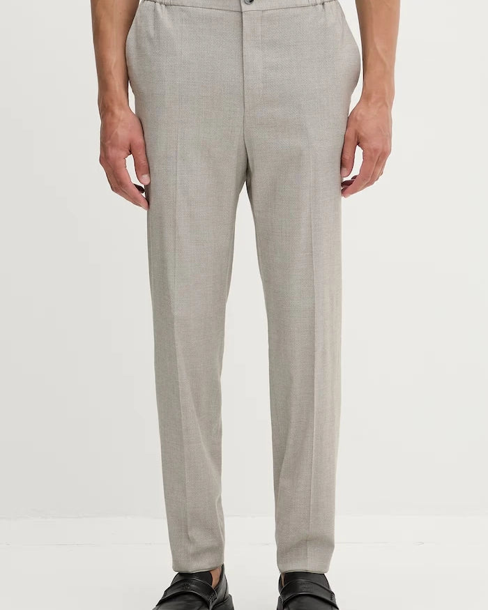 HUGO панталон slim fit мъжки с добавена вълна Gos233F1X
