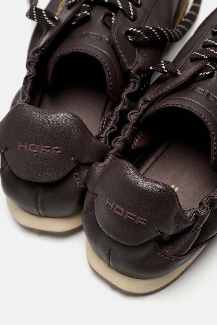Hoff BRIDGE NAPPA CHOCOLATE маратонки дамски от кожа