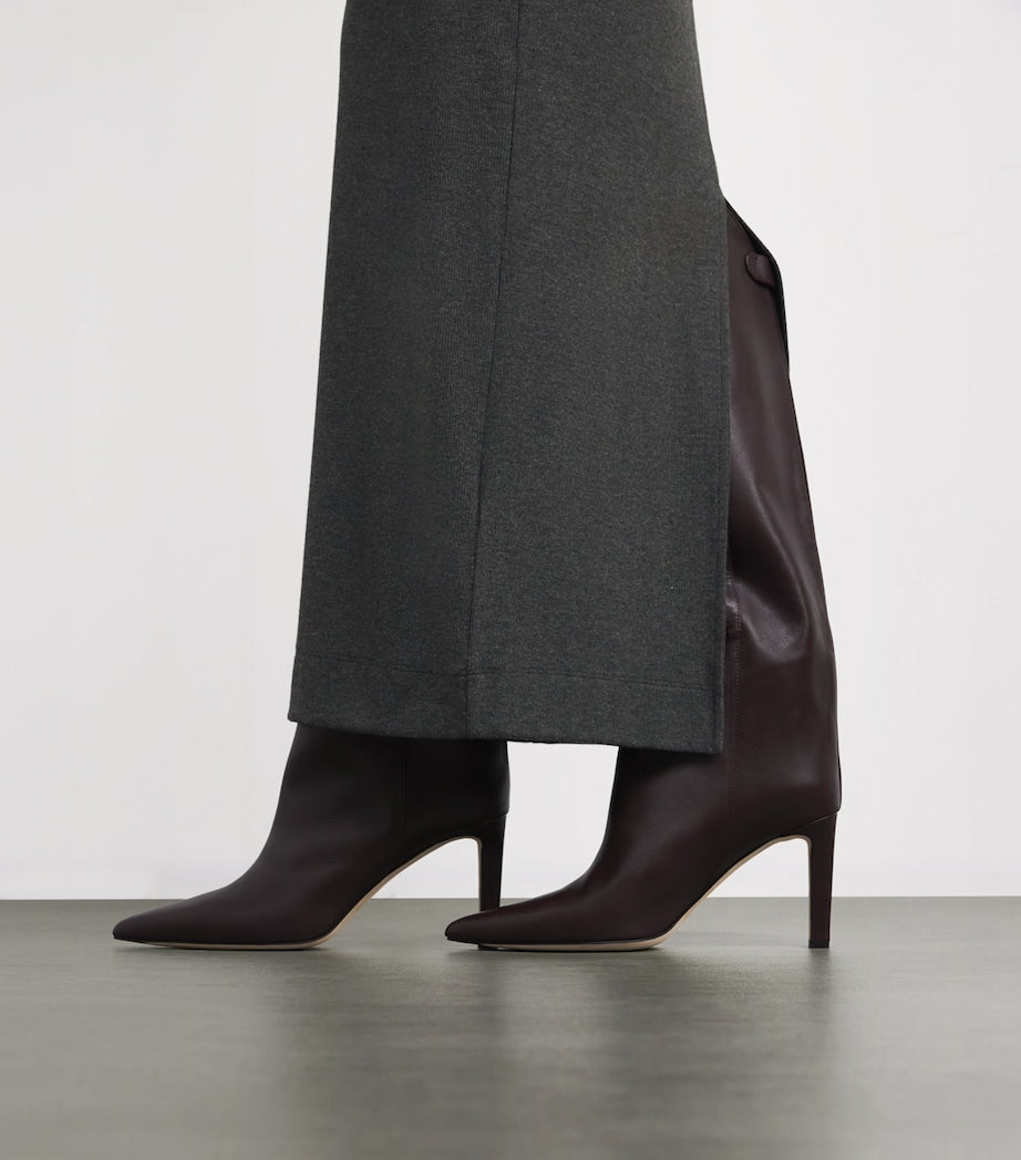 Grey Ribbed Emma Maxi Skirt