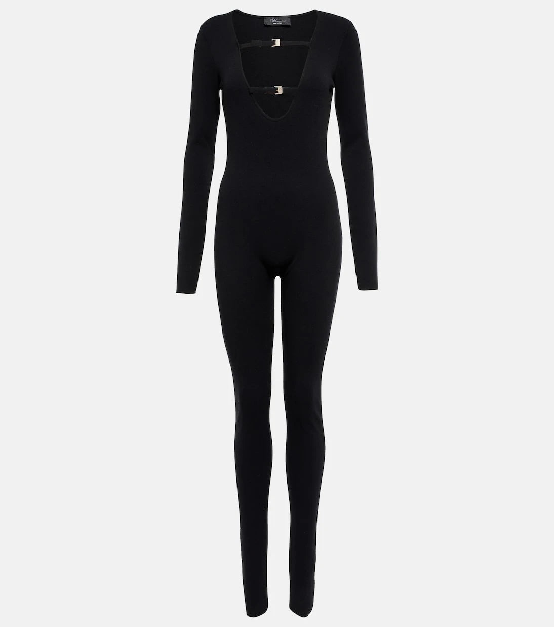 Blumarine - Jessie V-neck crêpe jumpsuit