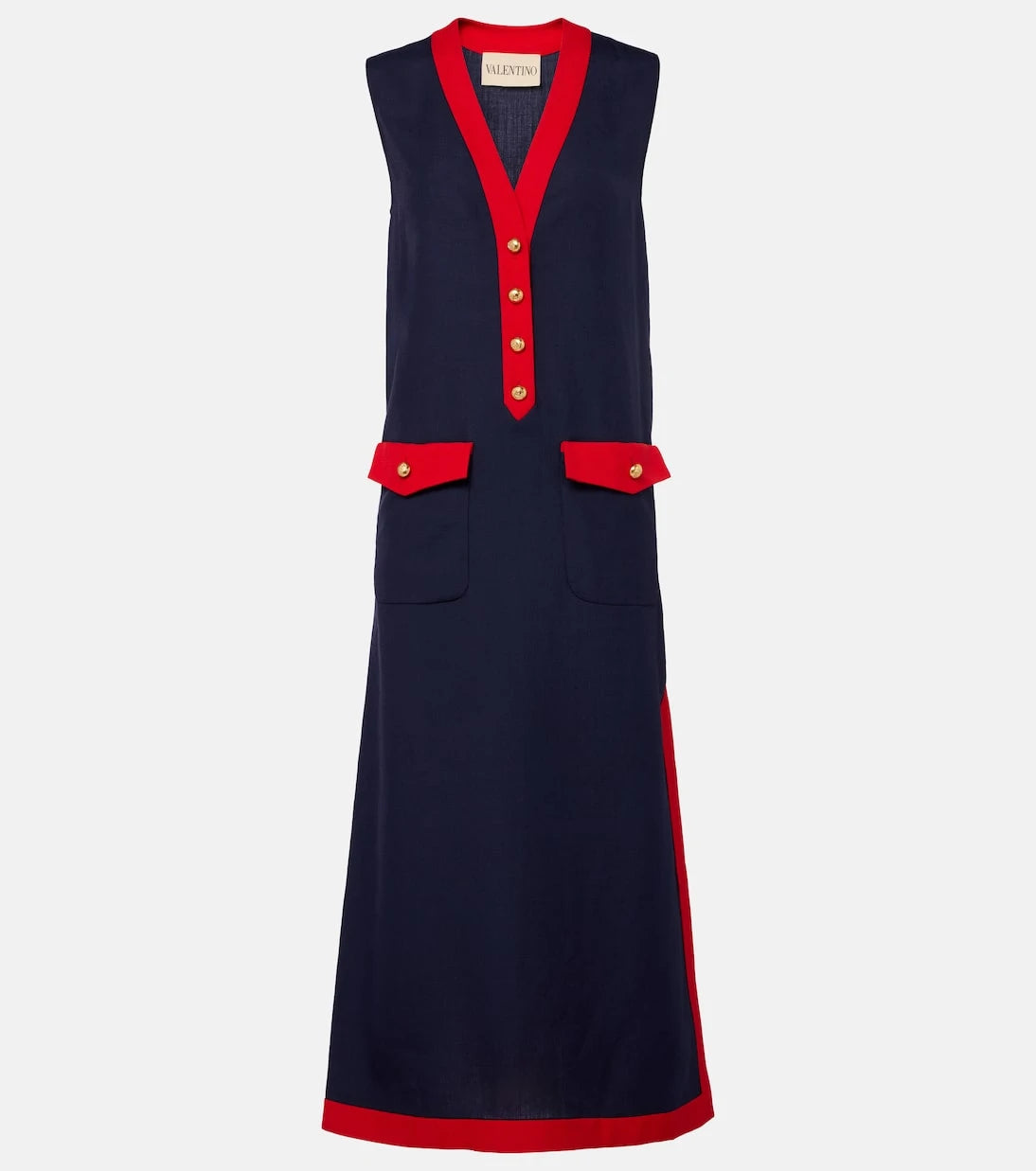 Valentino - VLogo midi dress