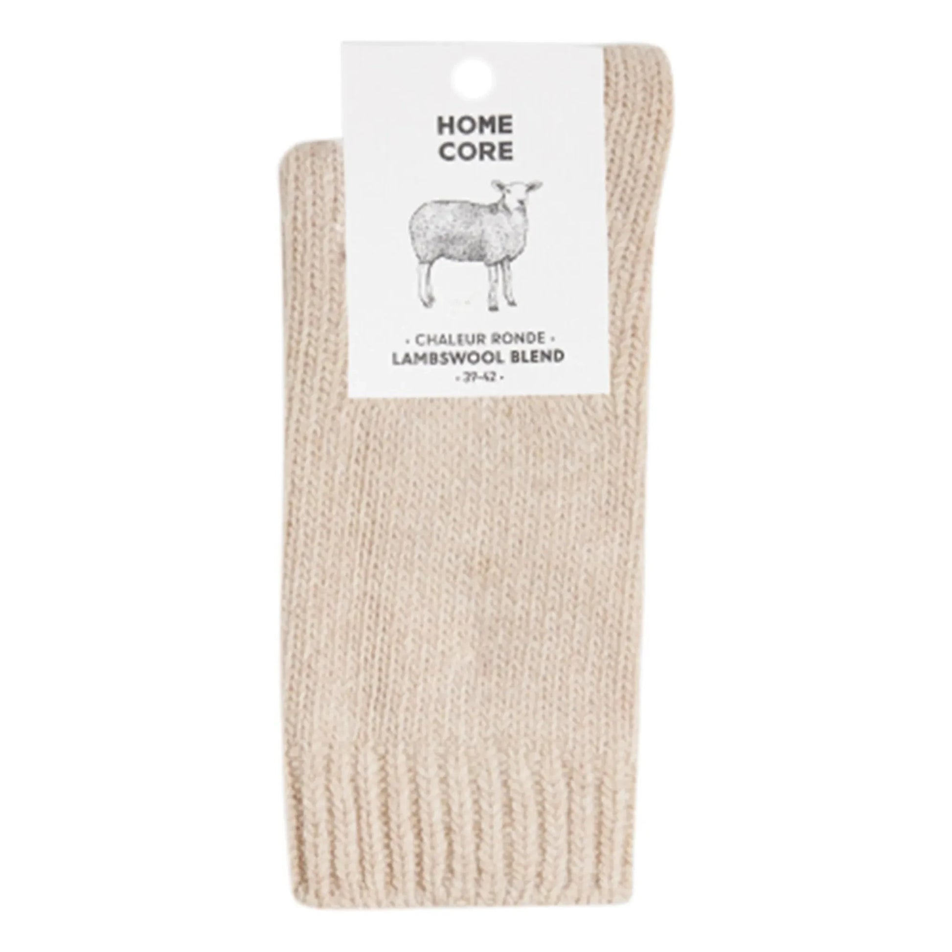Homecore - Laine-Rustique socks | Beige
