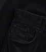 Black Cotton Corduroy Trousers