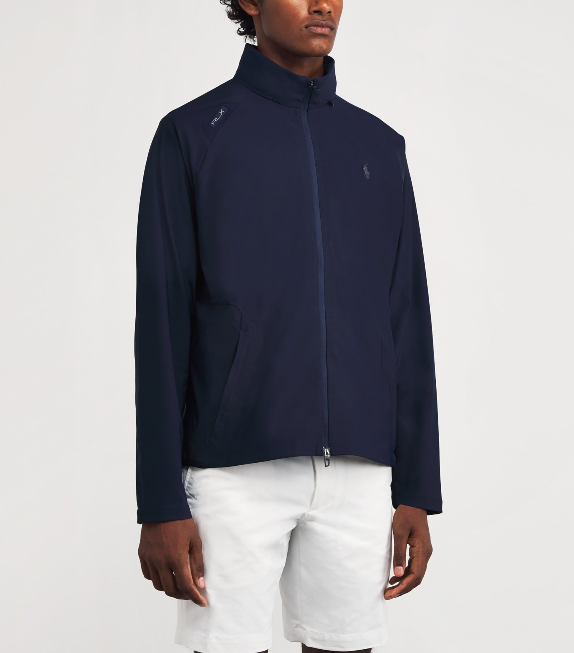 Navy Lightweight Polo Pony Jacket