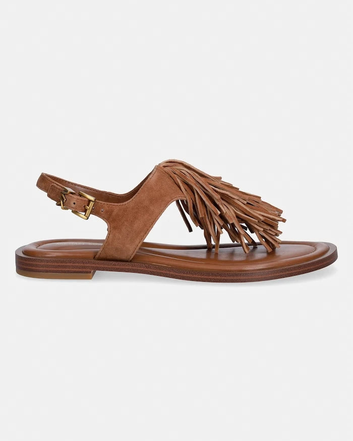 MICHAEL Michael Kors Kadın Süet Sandalet Indra Thong Sandal