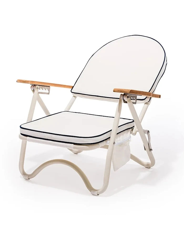 Business & Pleasure Co. Rive White Plaj Sandalyesi