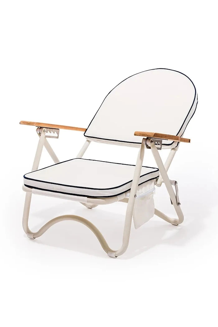 Business & Pleasure Co. Rive White Plaj Sandalyesi