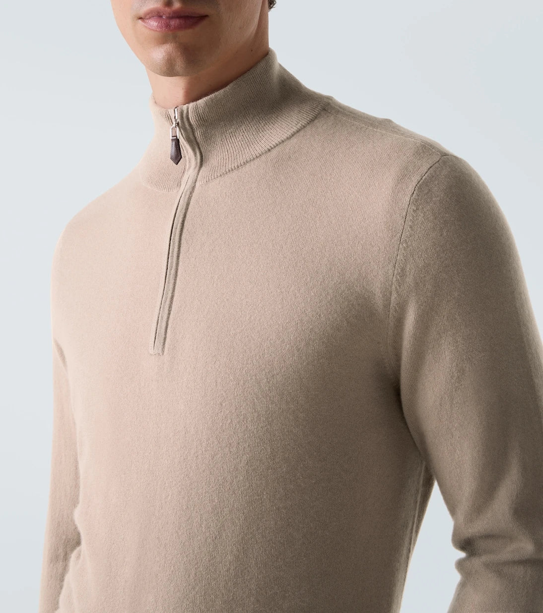 Arch4 - Mr Fenchurch cashmere half-zip sweater