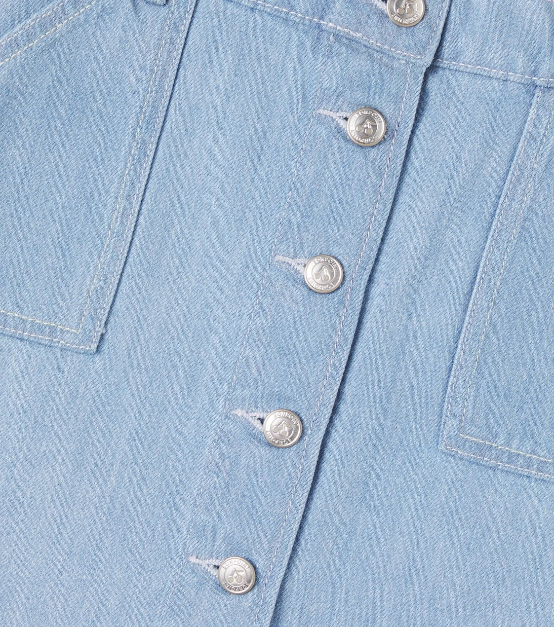 Bonpoint - x Guest in Residence Dexie denim skirt