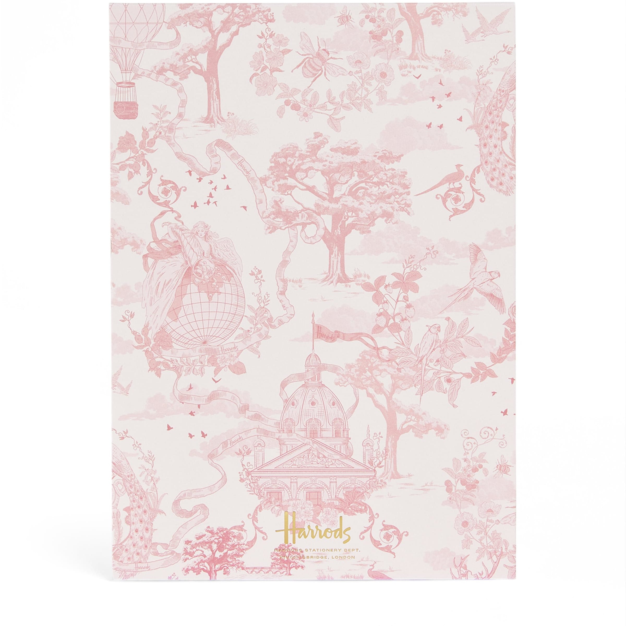 Harrods Toile Jotter Pad Notebook