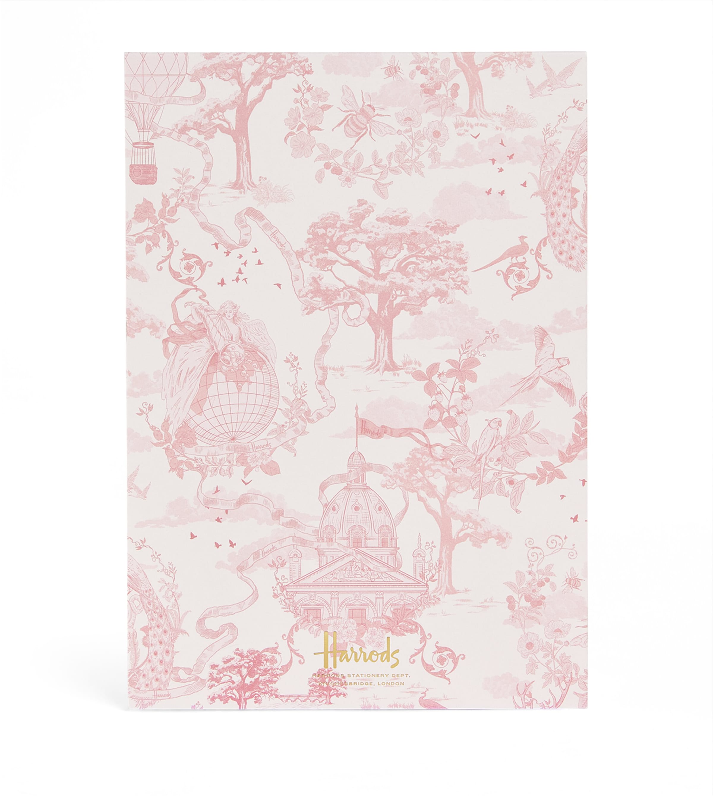 Harrods Toile Jotter Pad Notebook