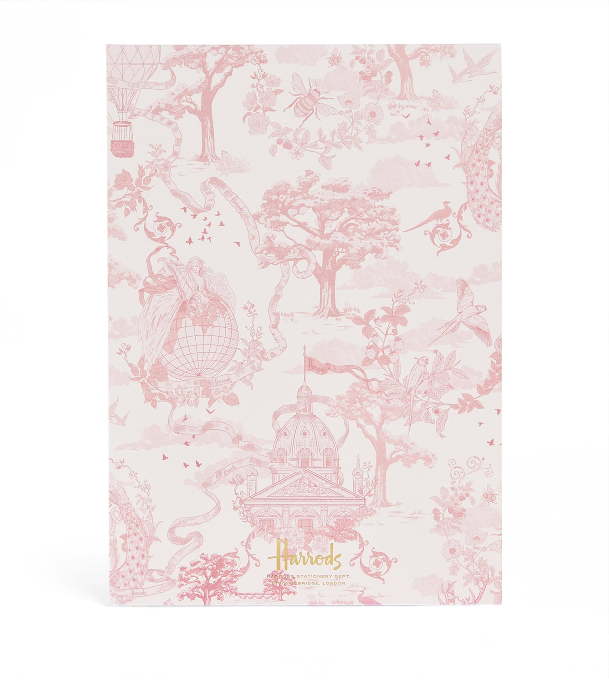 Harrods Toile Jotter Pad Notebook