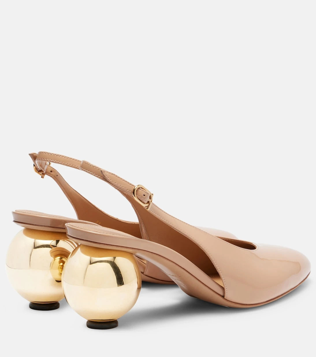Ferragamo - Tessie 70 leather slingback pumps