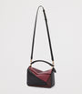 LOEWE Black x Albers Leather Puzzle Top-Handle Bag