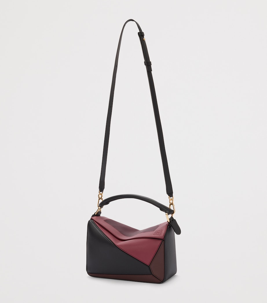 LOEWE x Albers Leather Puzzle Top-Handle Bag