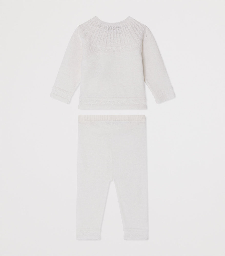 Bonpoint Wool-Cotton Jina Top and Trousers Set (1-18 Months)