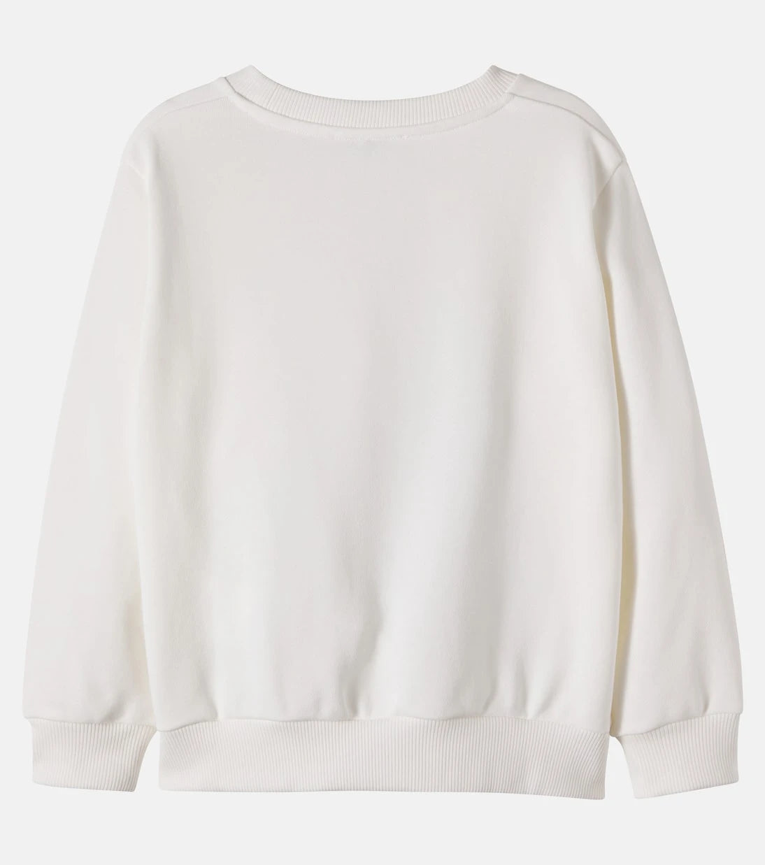 Versace Kids - Logo beaded cotton jersey sweatshirt