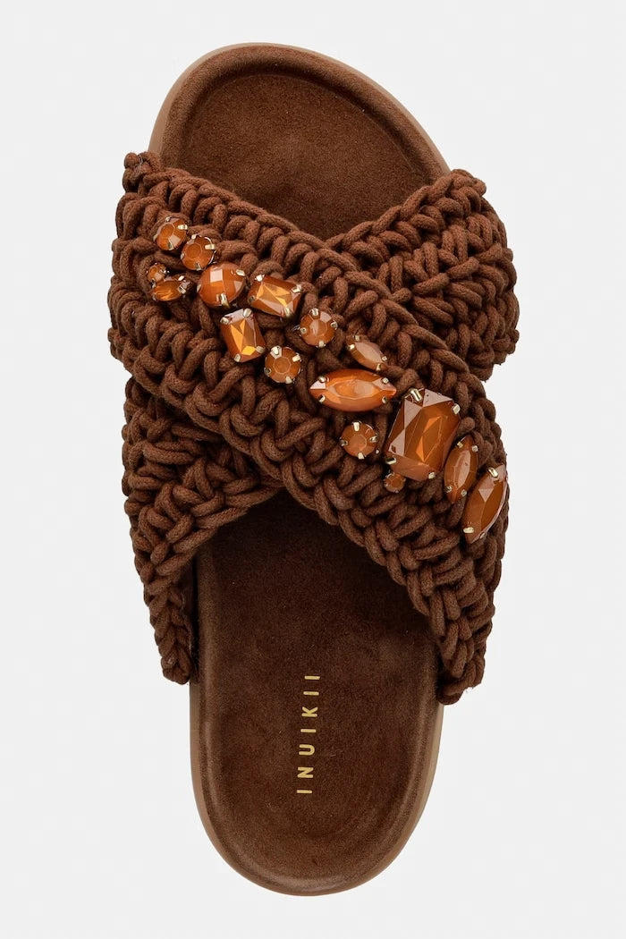 Чехли Inuikii Woven Stones Platform