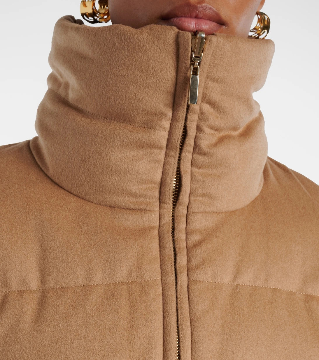 Max Mara - جاكيت دييغو مبطن من وبر الجمل يمكن ارتداؤه على الوجهين