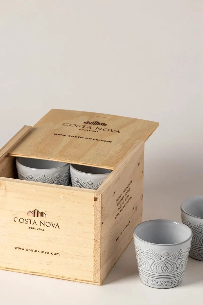 Комплект чаши за еспресо Costa Nova Grespresso Eco Gres 70 ml (8 броя)