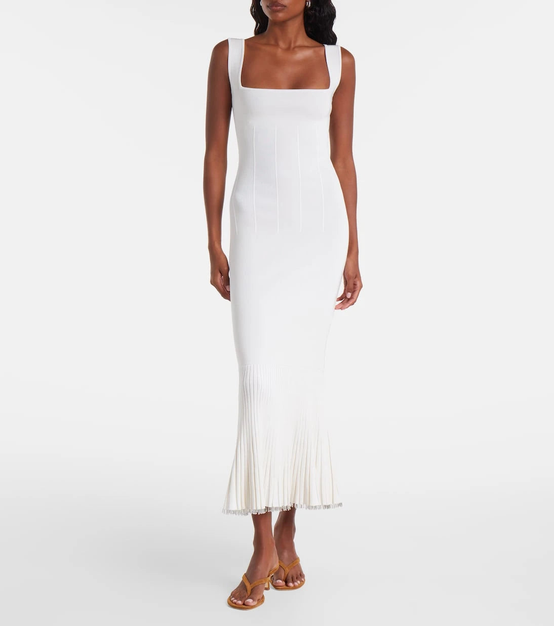 Galvan - Atalanta beaded midi dress