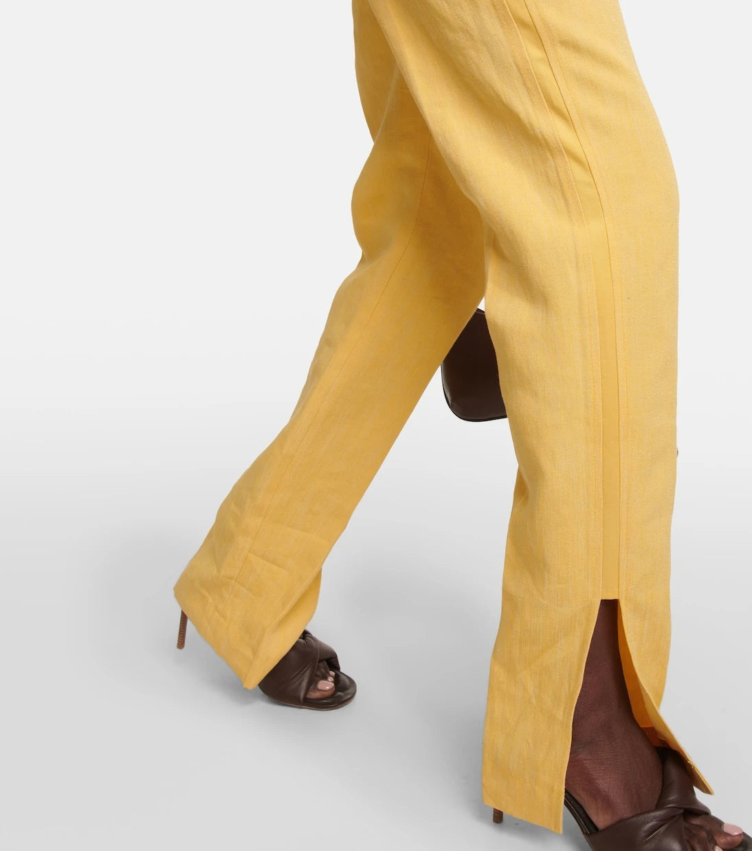 Jacquemus - بنطلون Le Pantalon Tibau من مزيج الكتان