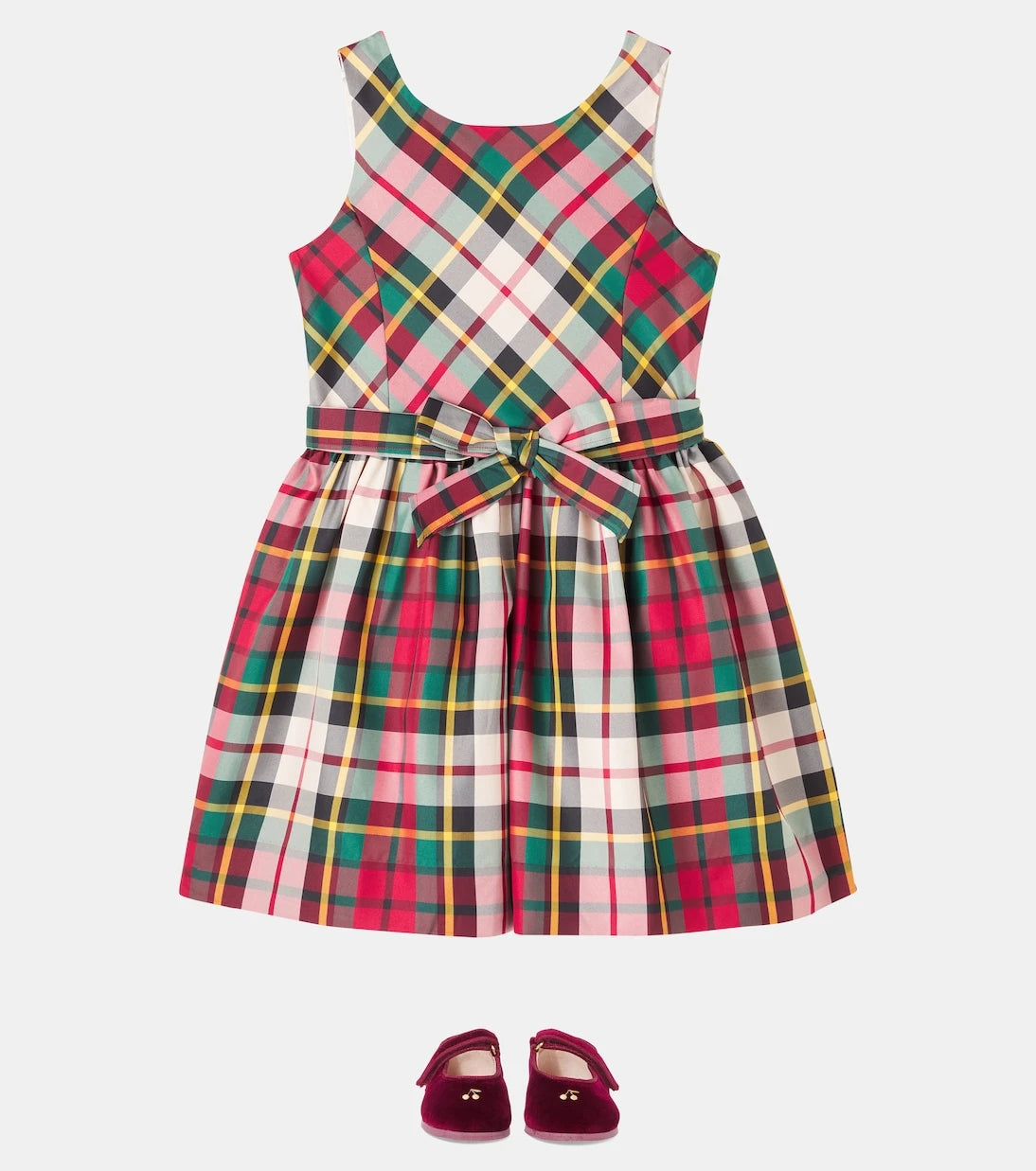 Polo Ralph Lauren Kids - فستان كاروهات