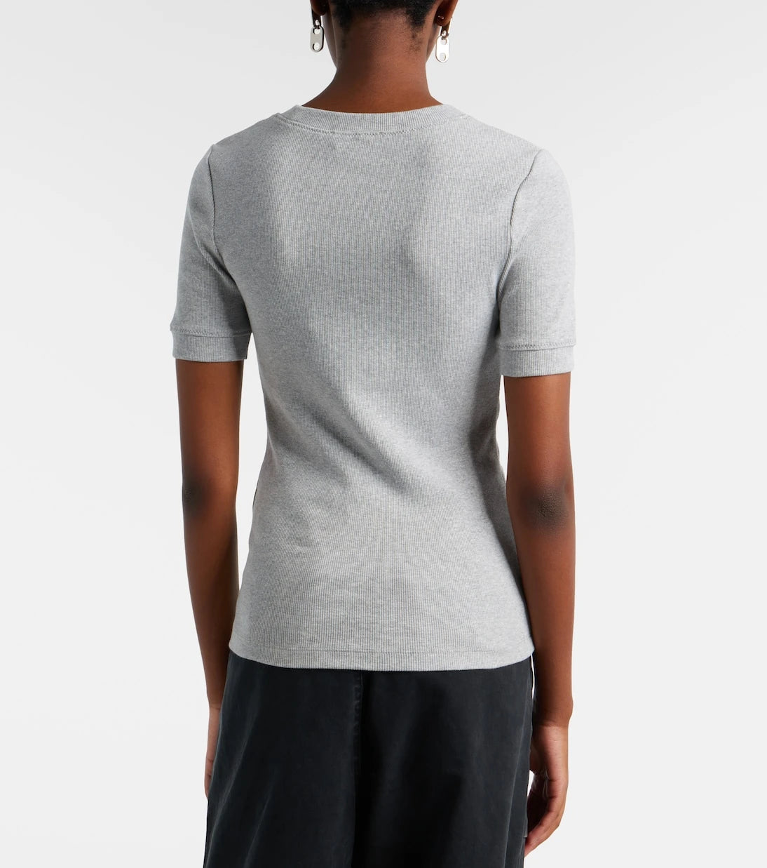 Entire Studios - Lounge ribbed-knit cotton-blend T-shirt