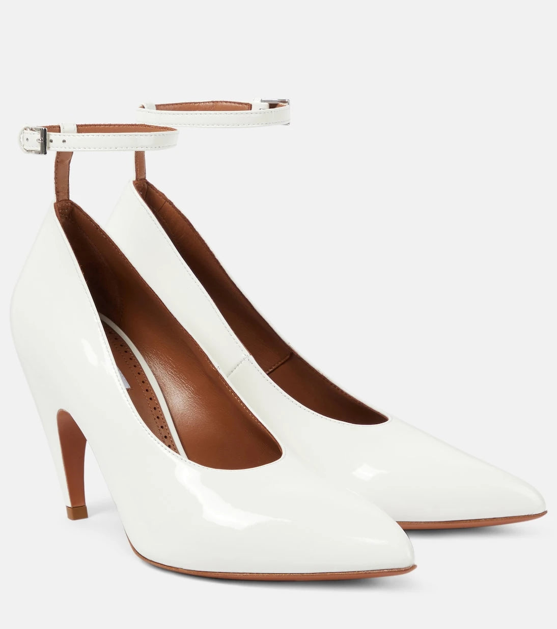 Alaïa - Shark patent leather pumps