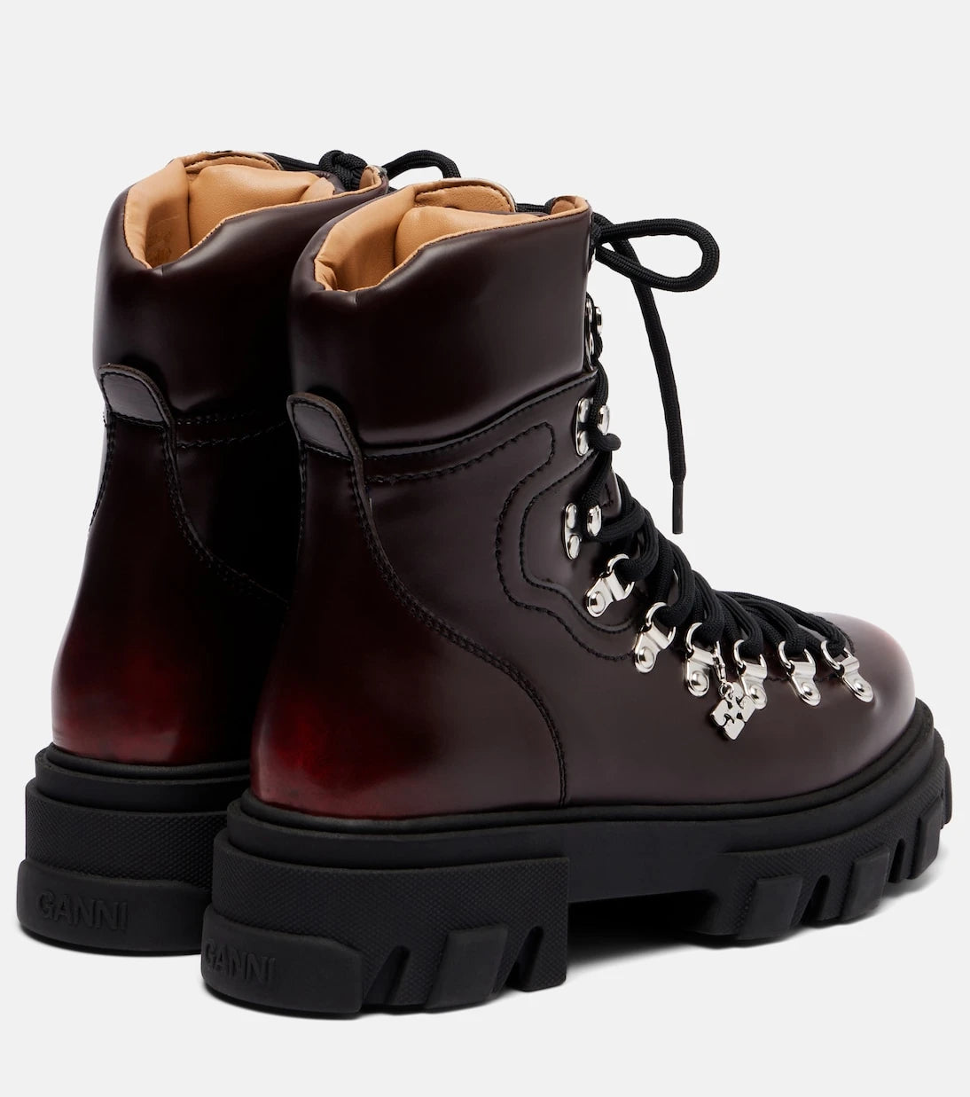 Ganni - Platform combat boots