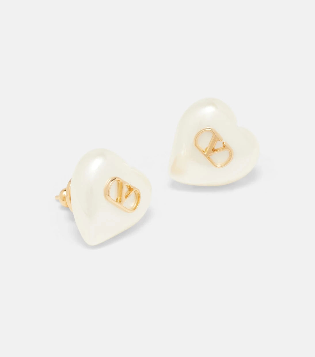 Valentino - VLogo faux pearl earrings