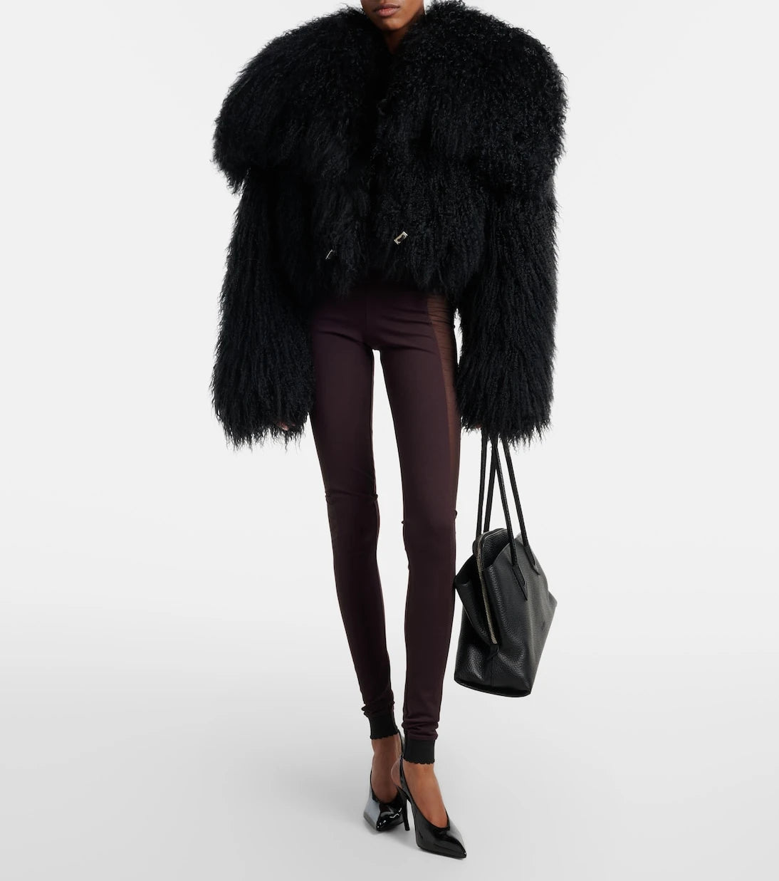 The Attico - Paneled leggings