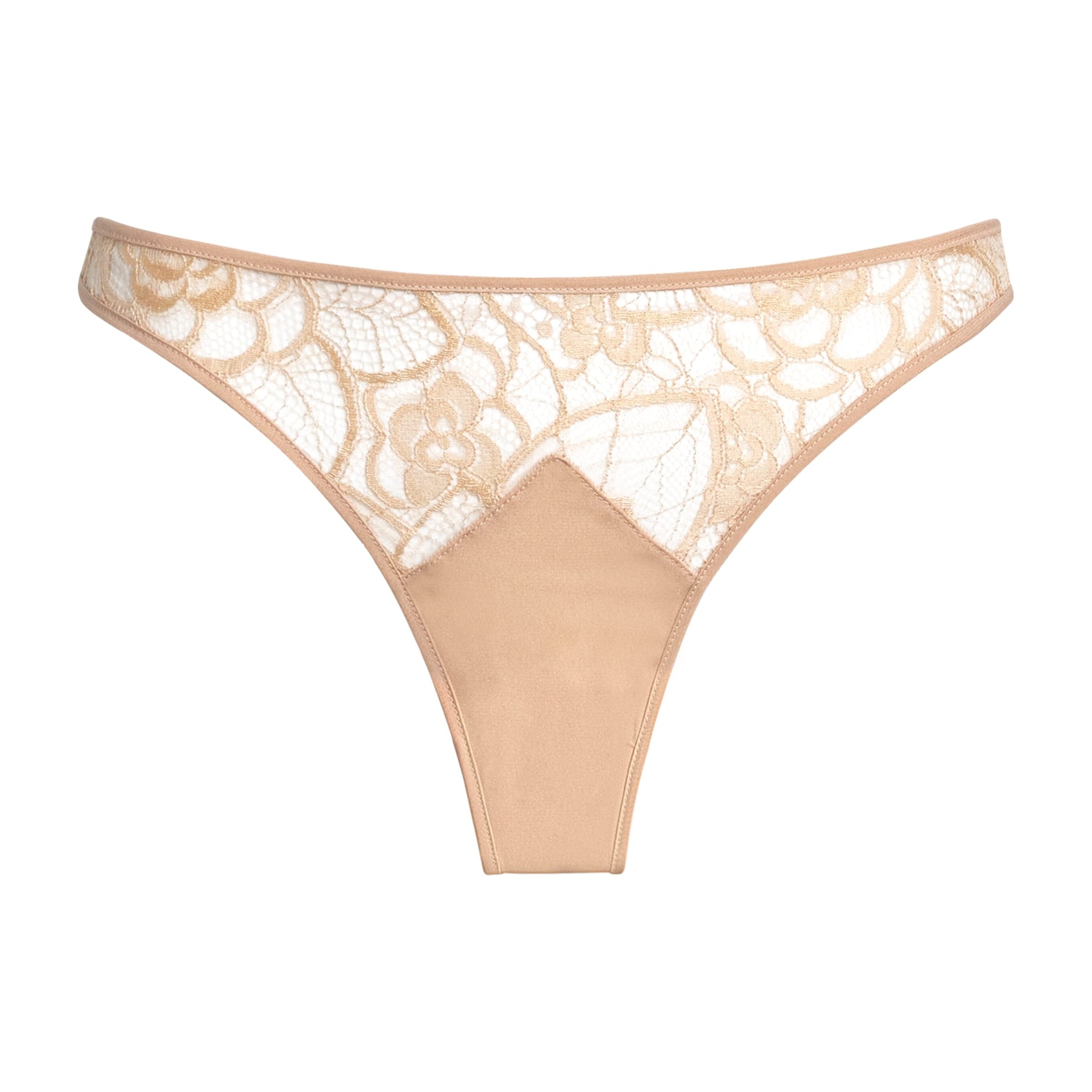 Kiki de Montparnasse Pink Lace Coquette Thong