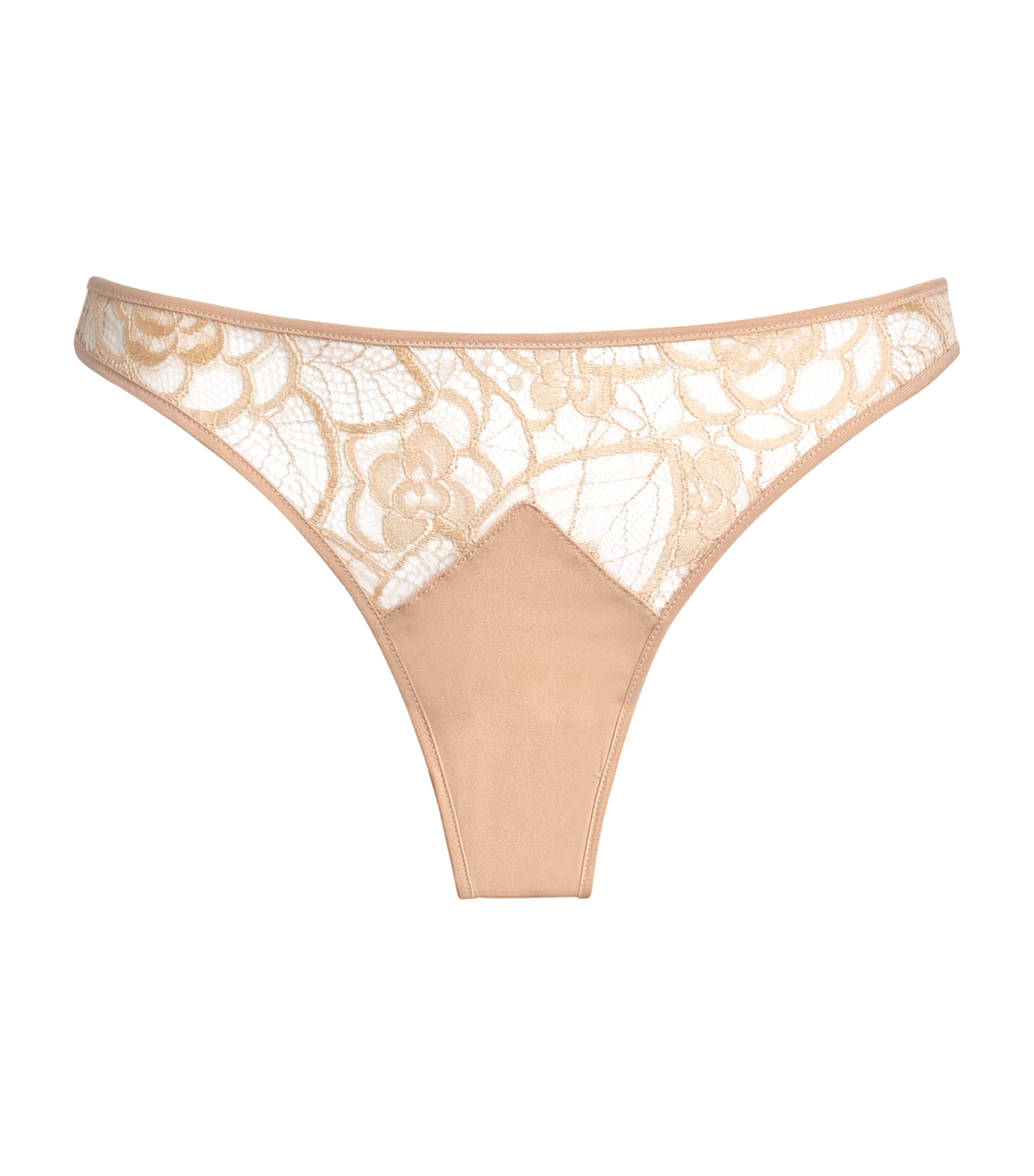 Kiki de Montparnasse Pink Lace Coquette Thong
