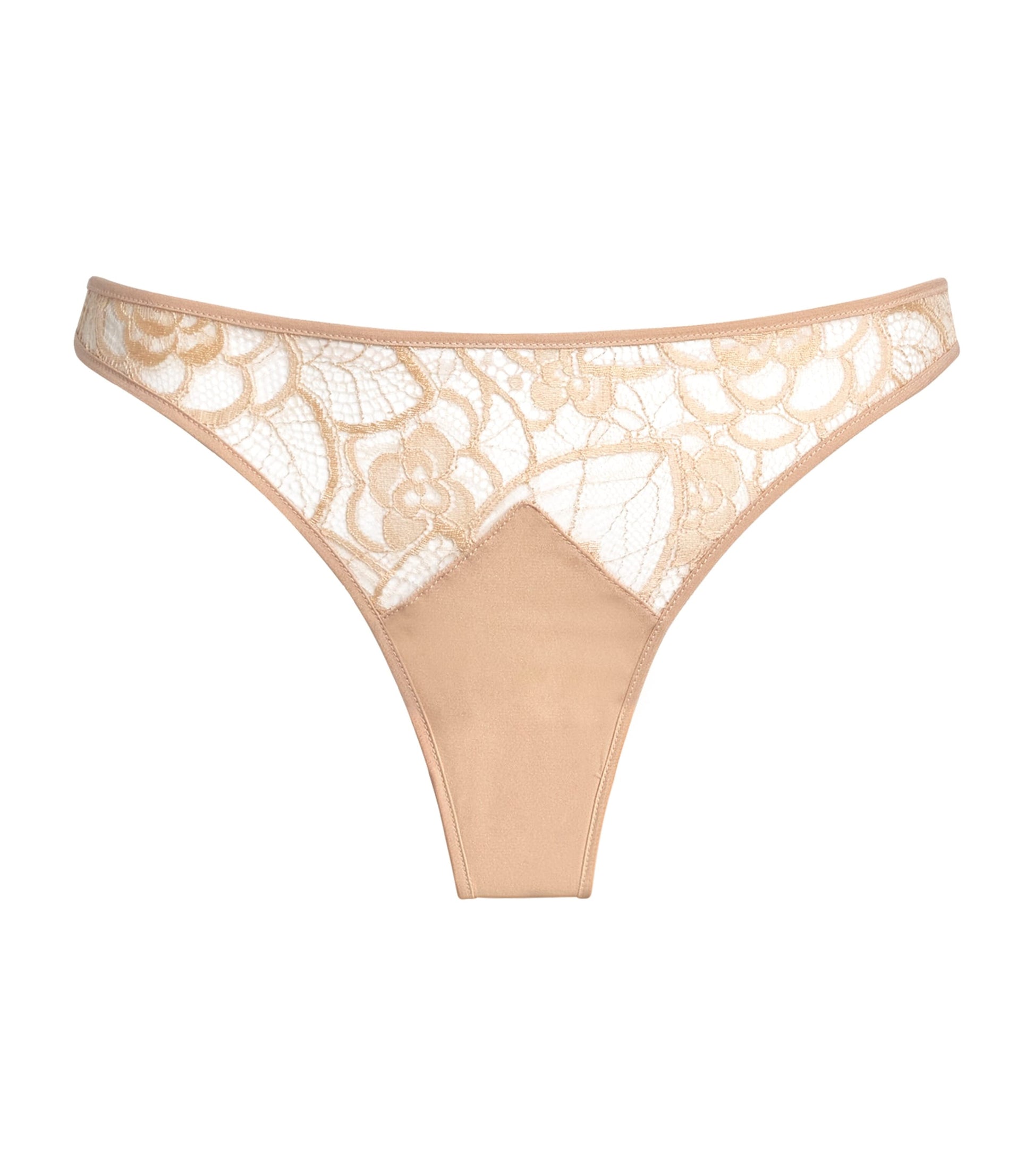 Kiki de Montparnasse Pink Lace Coquette Thong