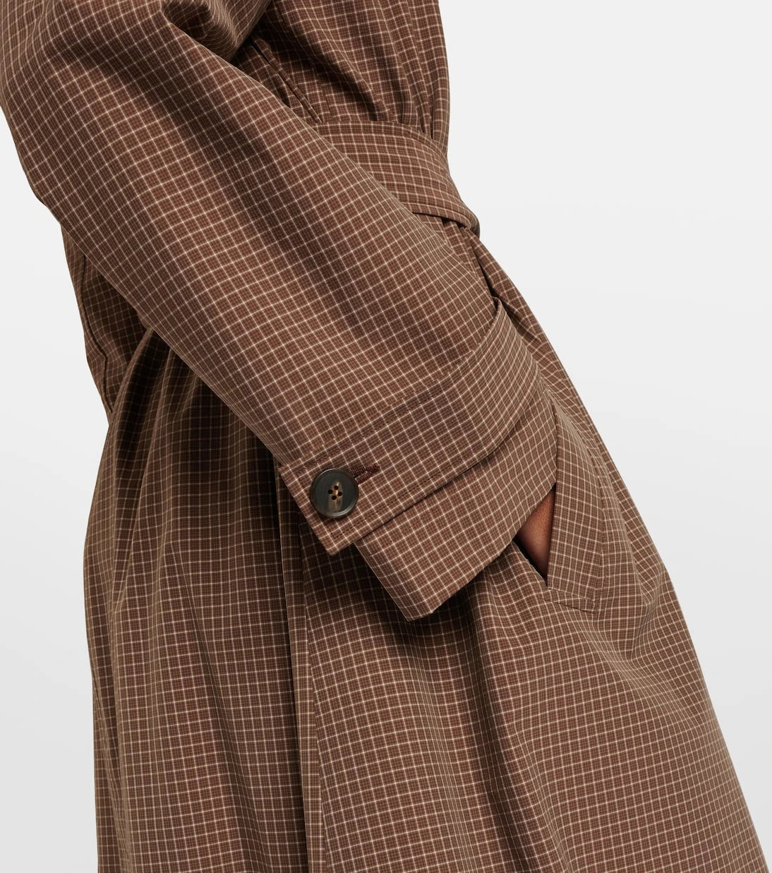 Róhe - Checked belted coat