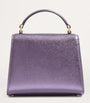 Purple Mini Calf Leather VSLING Top-Handle Bag