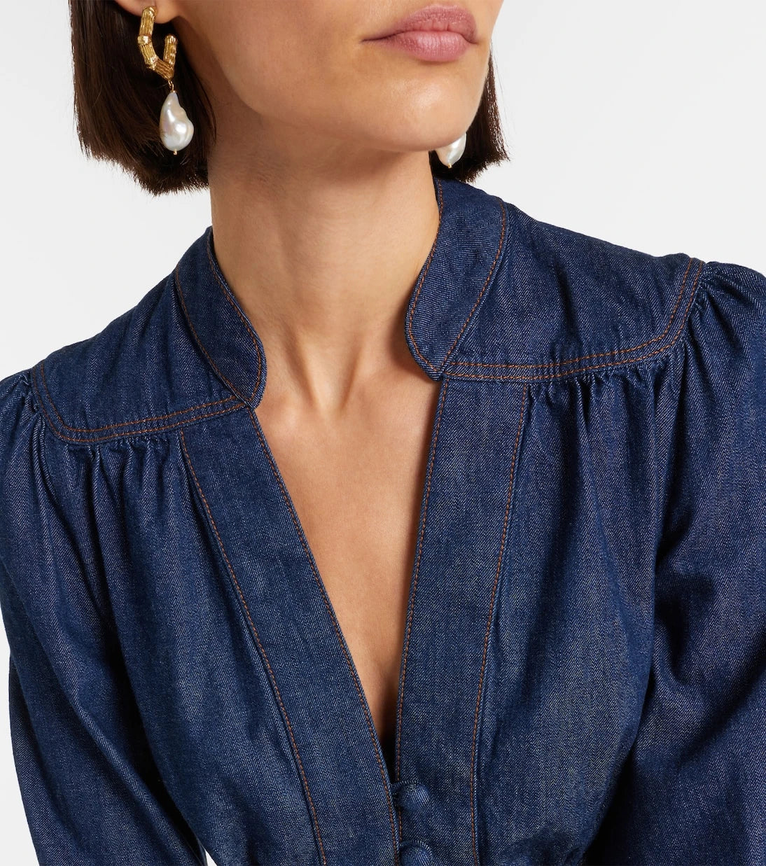 Zimmermann - Awaken denim blouse