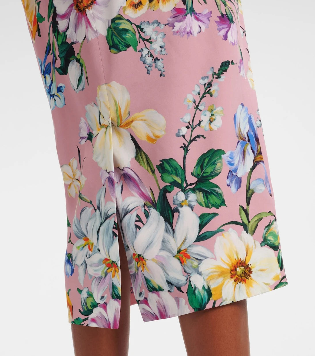 Dolce&Gabbana - Floral silk-blend midi dress